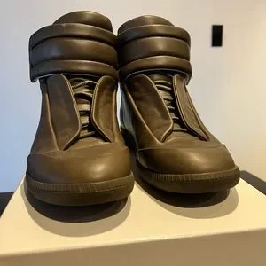 靴 Maison Martin Margiela future high 40 Maison Margiela Future High Leather Black (40eu/us7) – Dolce Vita Hub